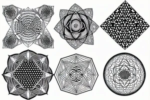 sacred geometry tattoo idea