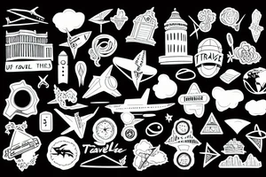 Travel the world tattoo idea