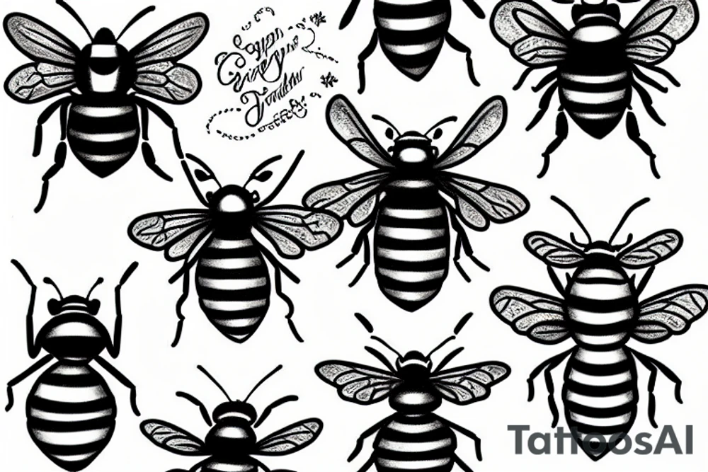 gypsy bee tattoo idea