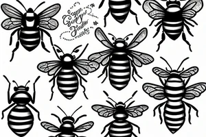 gypsy bee tattoo idea