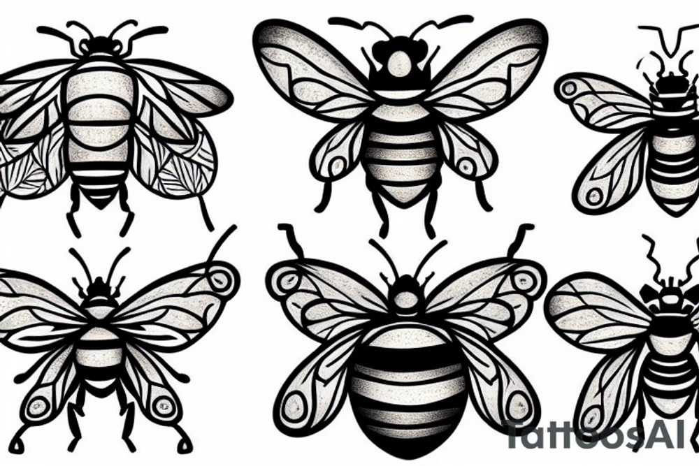 gypsy bee tattoo idea