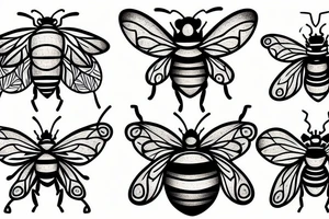 gypsy bee tattoo idea