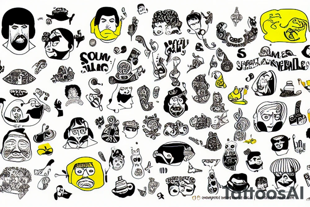 Yellow submarine tattoo idea