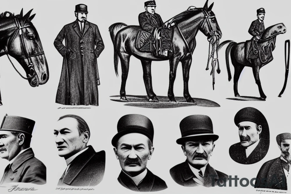 Ataturk on the horse tattoo idea