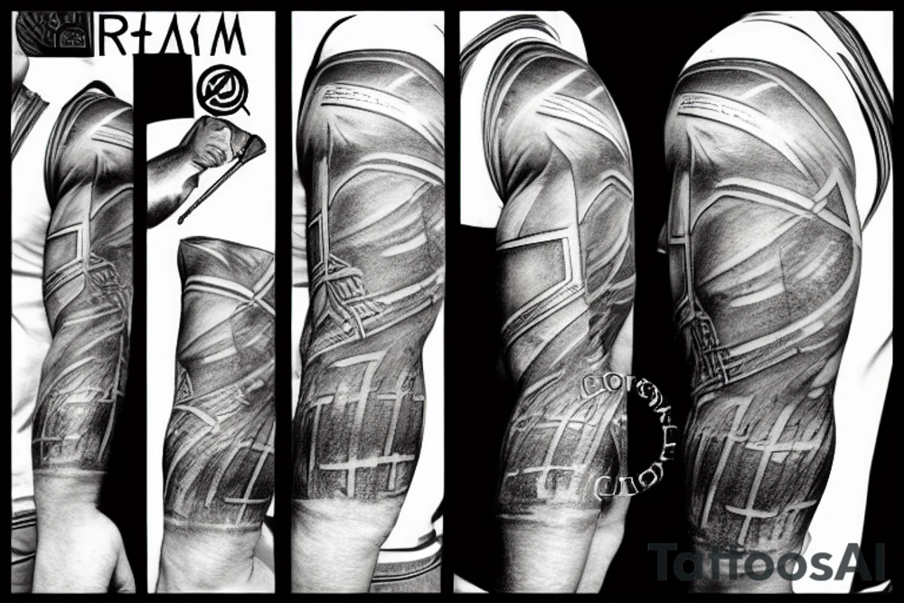 Thor with mjolnir tattoo idea