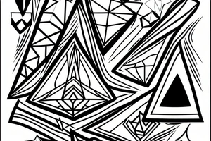 shape of triangle tattoo idea
