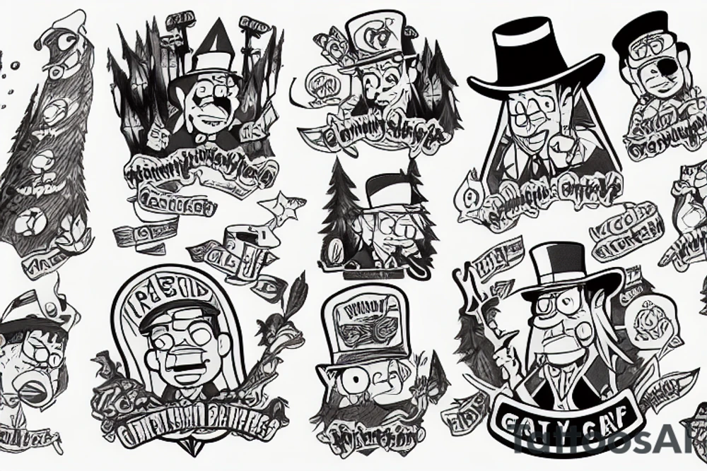 gravity falls tattoo idea