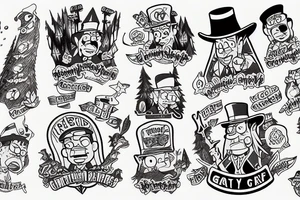 gravity falls tattoo idea