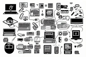 Programmers computer development tattoo idea