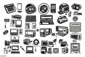 Programmers computer development tattoo idea