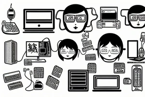 Programmers computer development tattoo idea
