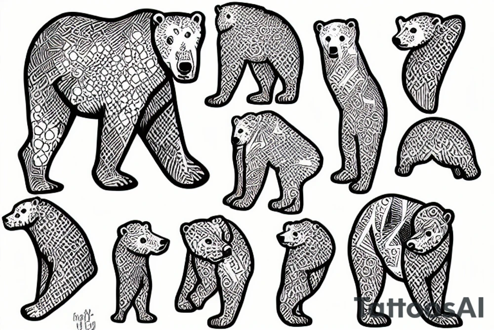 polar bear tattoo idea