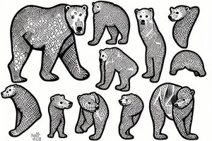 polar bear tattoo idea
