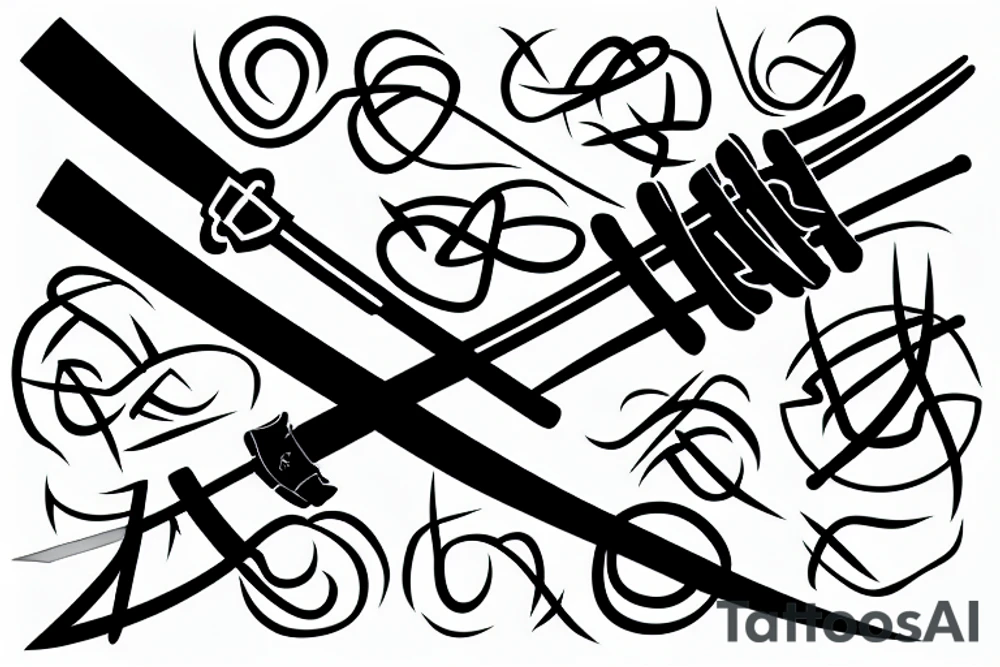 samurai sword with lighting wrapped around the blade tattoo idea samurai sword with lighting wrapped around the blade tattoo idea