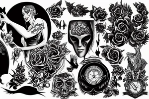 Broken sword tattoo idea