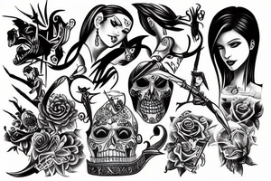 Broken sword tattoo idea