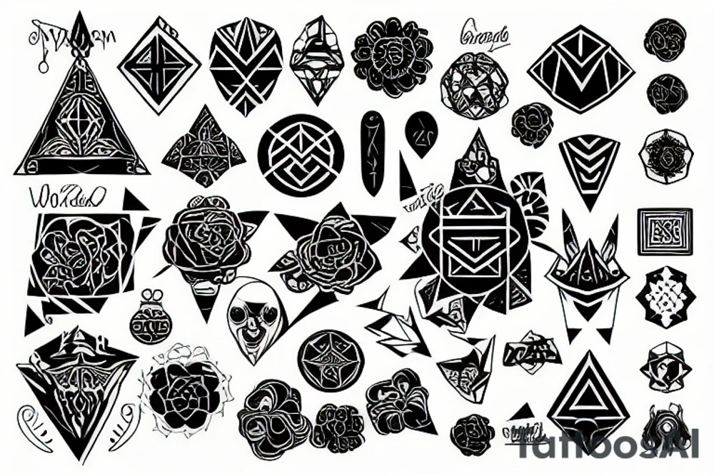 World tattoo idea