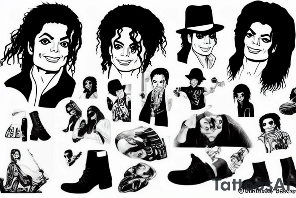 michael jackson tattoo idea