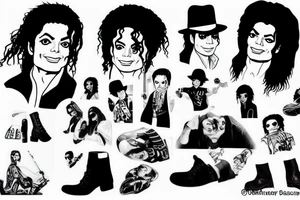 michael jackson tattoo idea