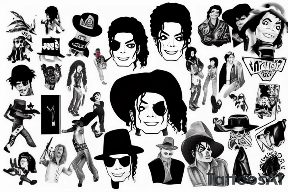 michael jackson tattoo idea