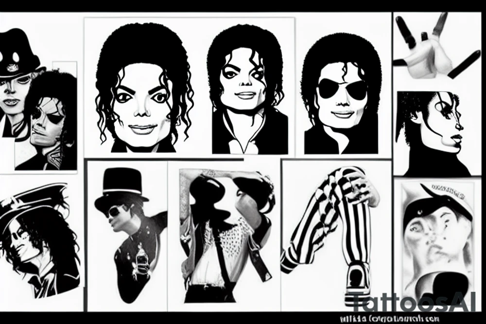michael jackson pose tattoo idea