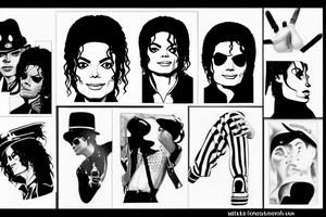 michael jackson pose tattoo idea