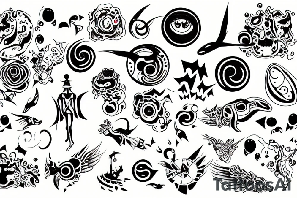 connecting soul to collective technology tattoo idea