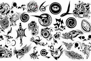 connecting soul to collective technology tattoo idea