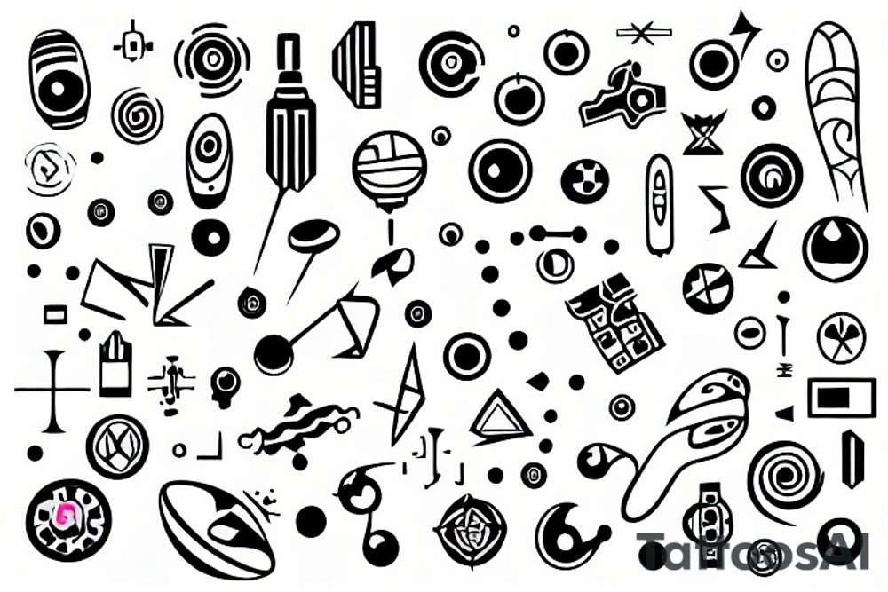 connecting soul to collective technology tattoo idea