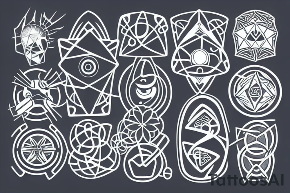 connecting soul to collective technology tattoo idea