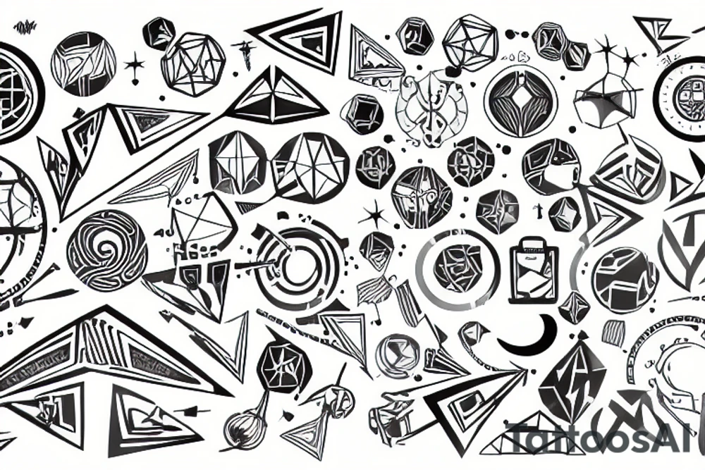 connecting soul to collective technology tattoo idea