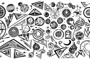 connecting soul to collective technology tattoo idea