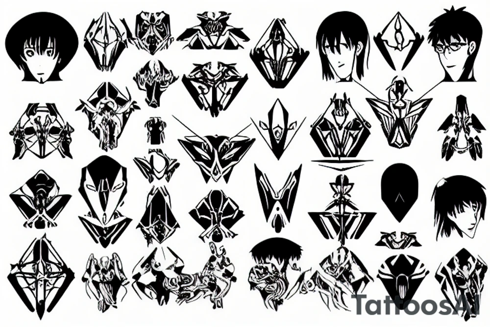 Evangelion's EVA Unit-001 tattoo idea