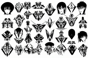 Evangelion's EVA Unit-001 tattoo idea