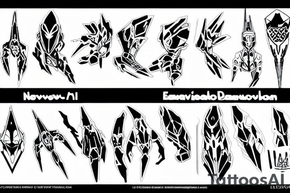 Evangelion's EVA Unit-001 tattoo idea