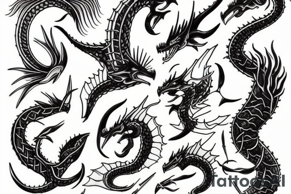 Sea Dragoon tattoo idea