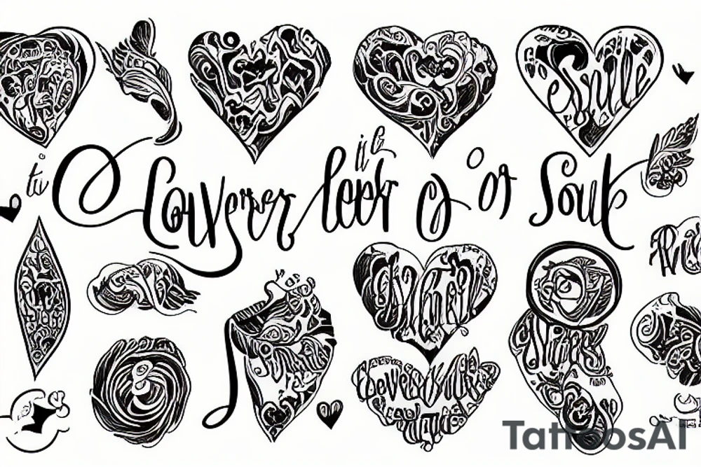 Lover of my soul.
Righteous and Provider tattoo idea