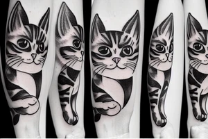 cats in pants, cat in a pocket tattoo idea