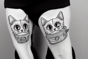 pocket cat pocket pocket cat cat pocket tattoo idea