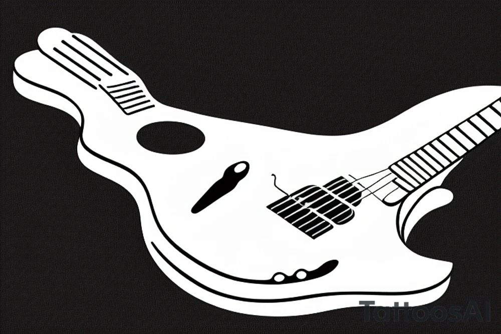 guitar telecaster tattoo idea