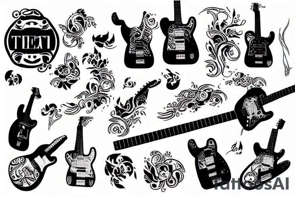 telecaster tattoo idea