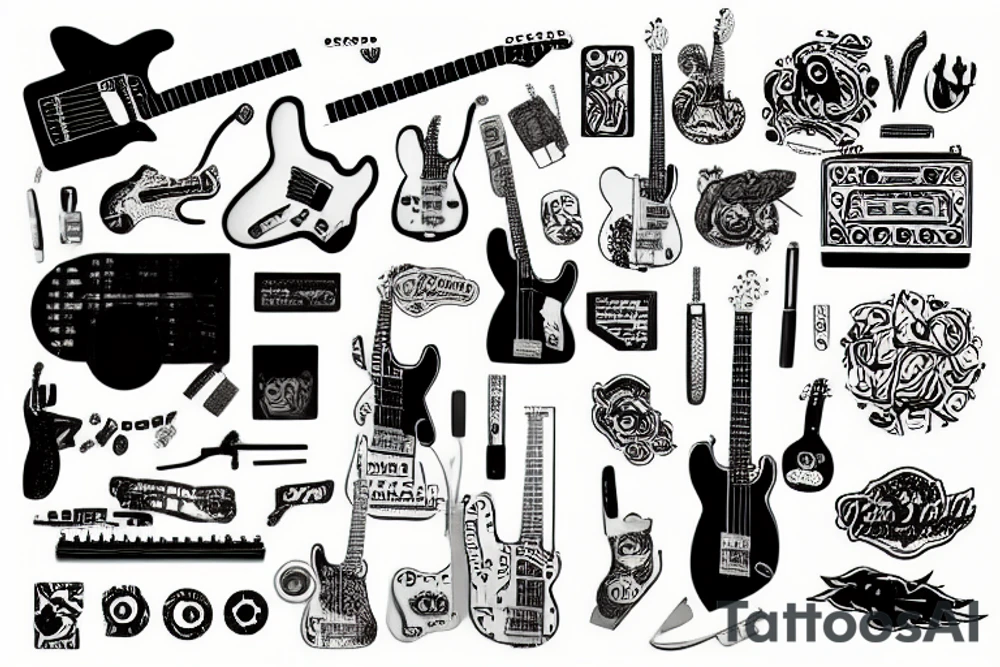 telecaster tattoo idea