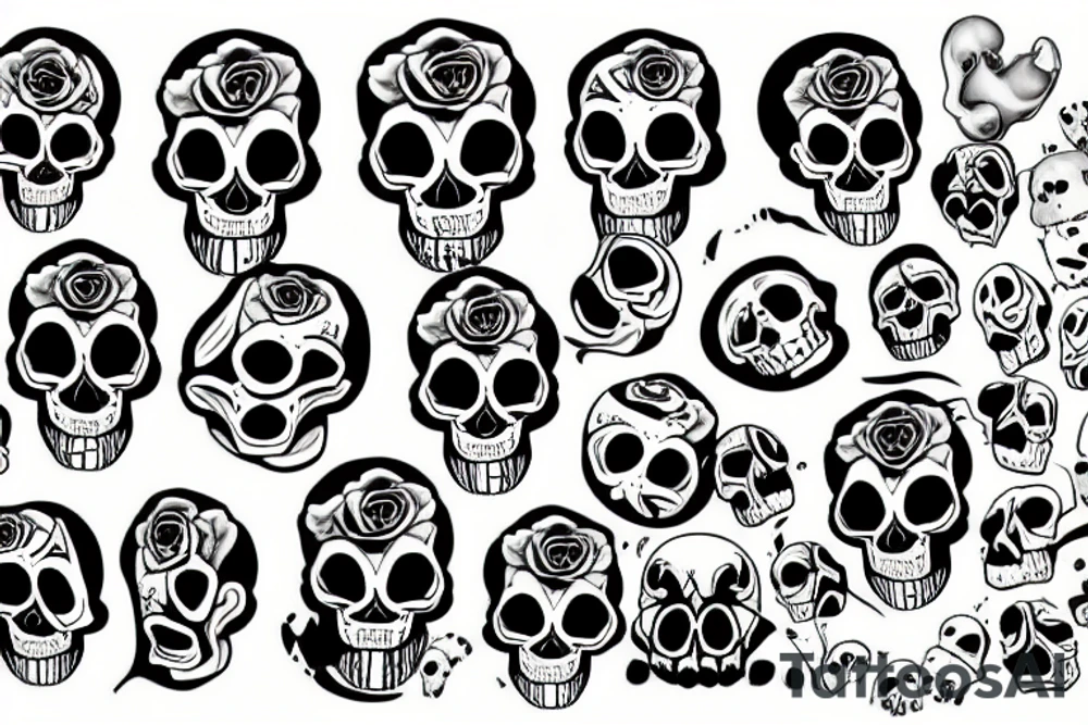 skull tattoo idea