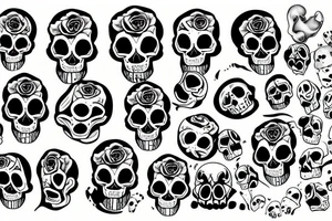 skull tattoo idea