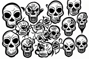 skull tattoo idea