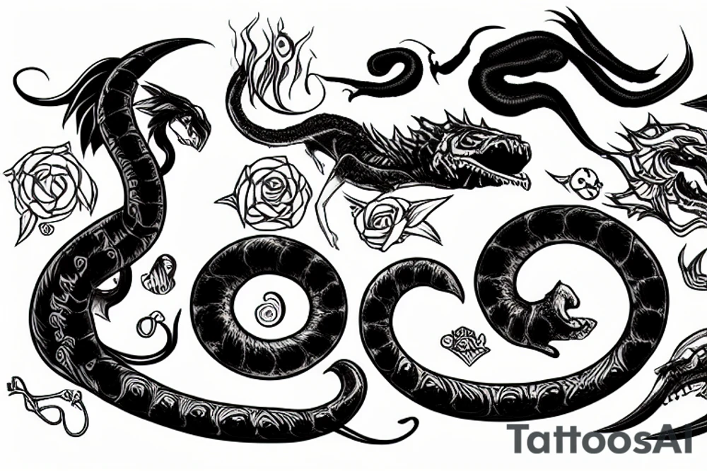 ouroboros tattoo idea