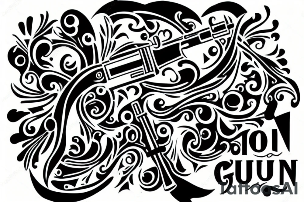 moscow gun tattoo idea