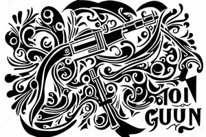 moscow gun tattoo idea