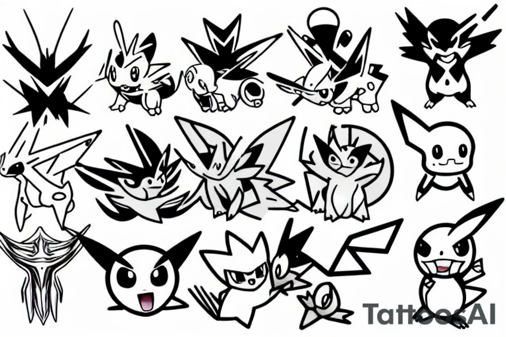 pokemon tattoo idea