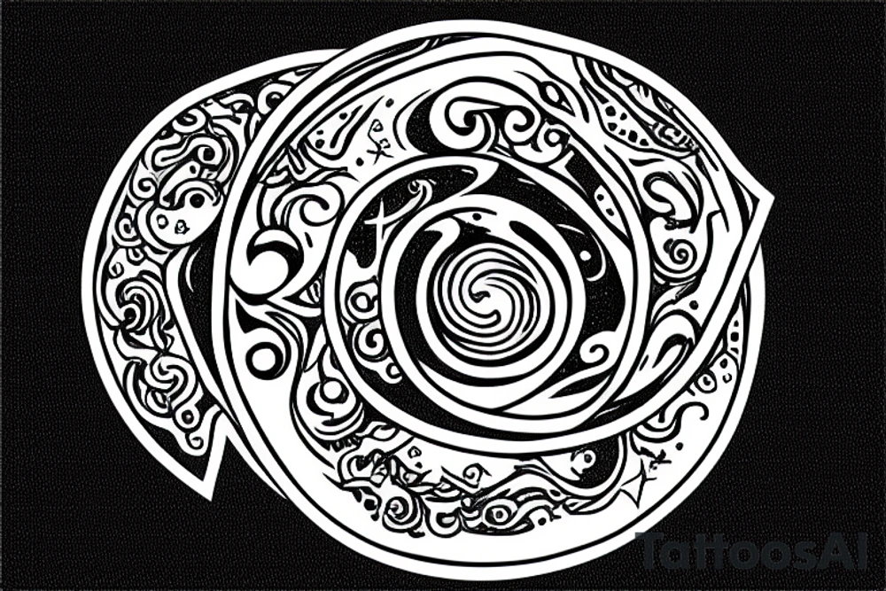 circle ouroboros for wrist tattoo idea